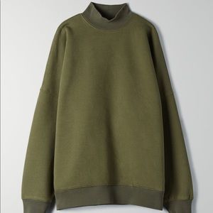 Aritzia Tna Mockneck Sweatershirt